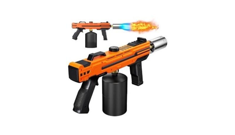 Powerful Propane Torch Gun with Adjustable Flame for Cooking and Crafting