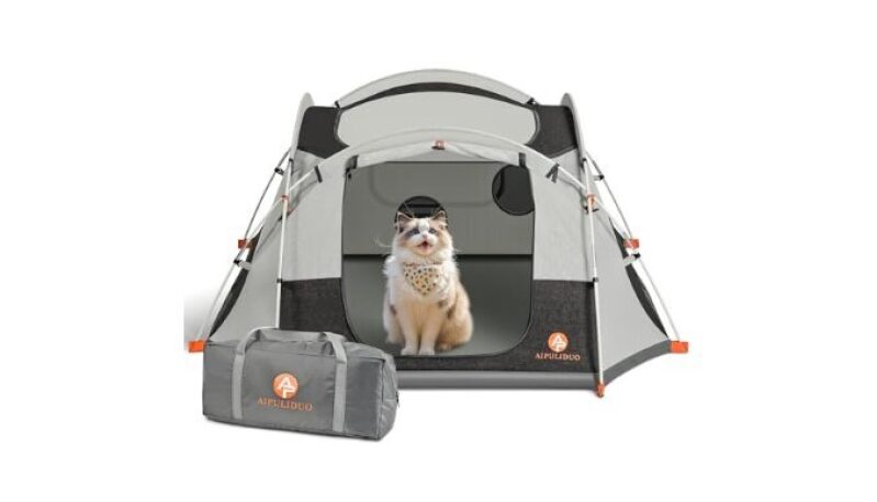 Portable Cat Tent by AIPULIDUO - Ideal for Indoor and Outdoor Play