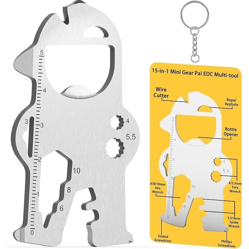 Keifukuh 15-in-1 Multitool: Versatile Pocket EDC Tool