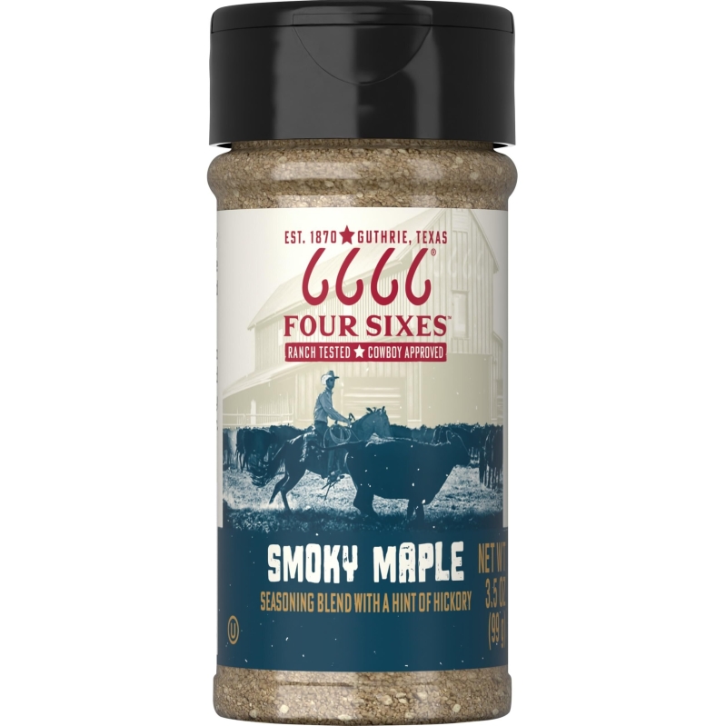6666 Four Sixes Smoky Maple Seasoning - Ranch Tested, Cowboy Approved