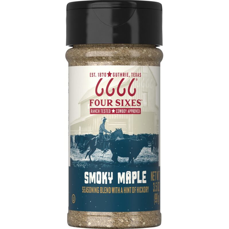 6666 Four Sixes Smoky Maple Seasoning - Ranch Tested, Cowboy Approved