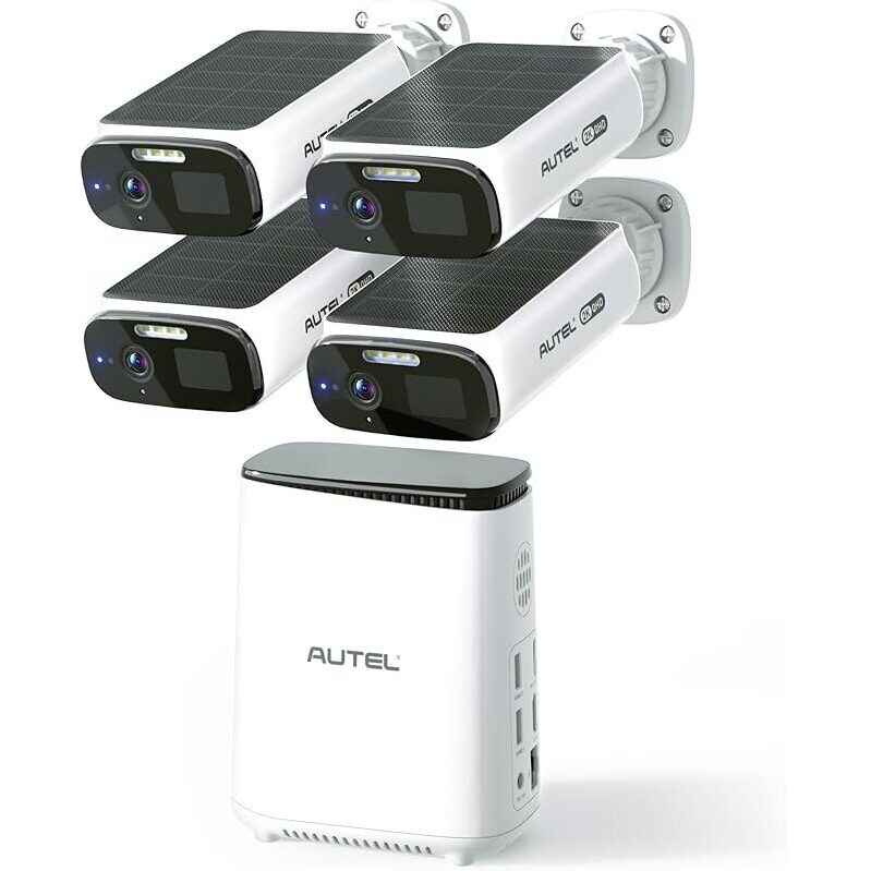 Autel Solar Wireless Outdoor Security System 4-Cam Kit - Ultimate Outdoor Protection