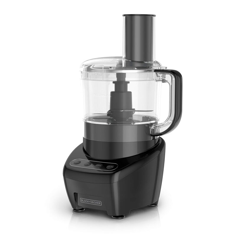 BLACK+DECKER 3-in-1 Easy Assembly 8-Cup Food Processor - Smart Design & Large Capacity