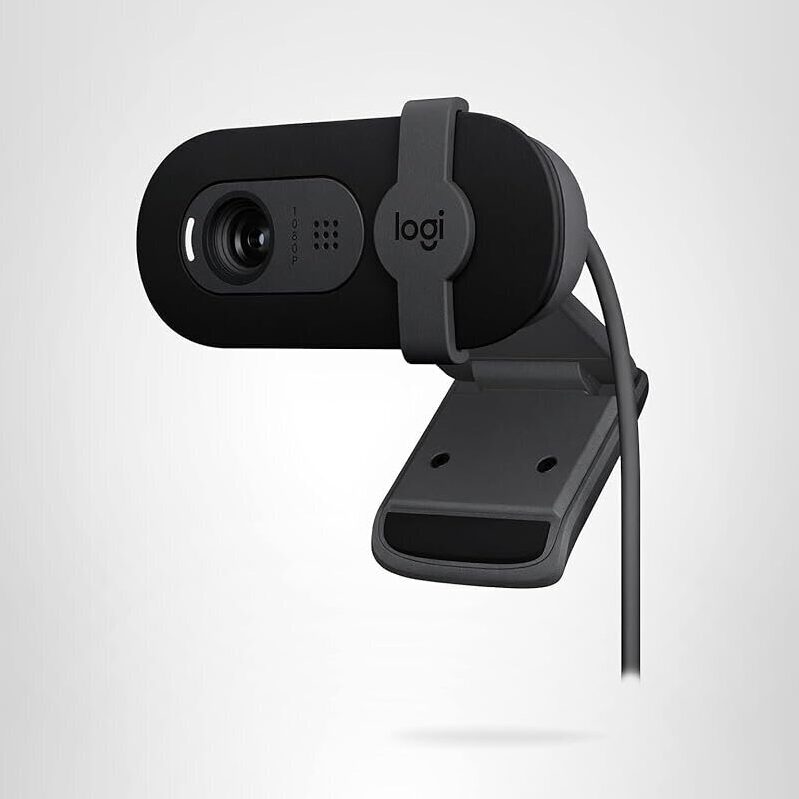 Logitech Brio 1080p Webcam for Meetings, Streaming - Perfect for Video Calls