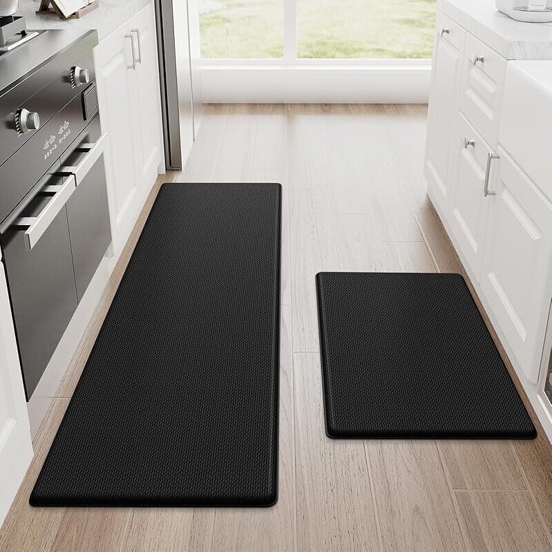 StepRite Kitchen Mats - 2PCS Anti-Fatigue Mats for Kitchen