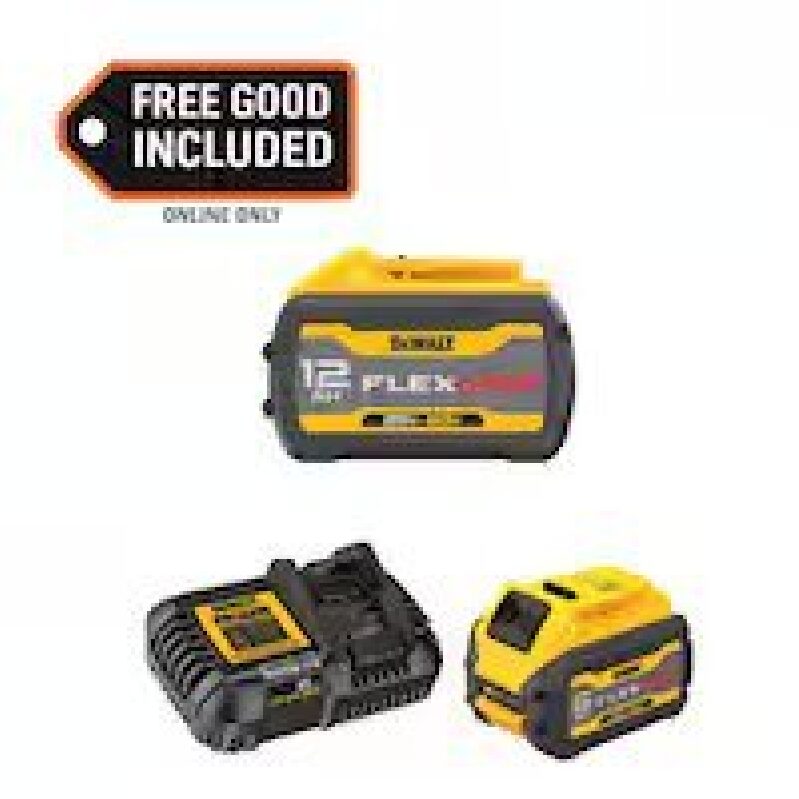 High Performance DEWALT FLEXVOLT 20V/60V MAX Lithium-Ion Battery Pack & Charger