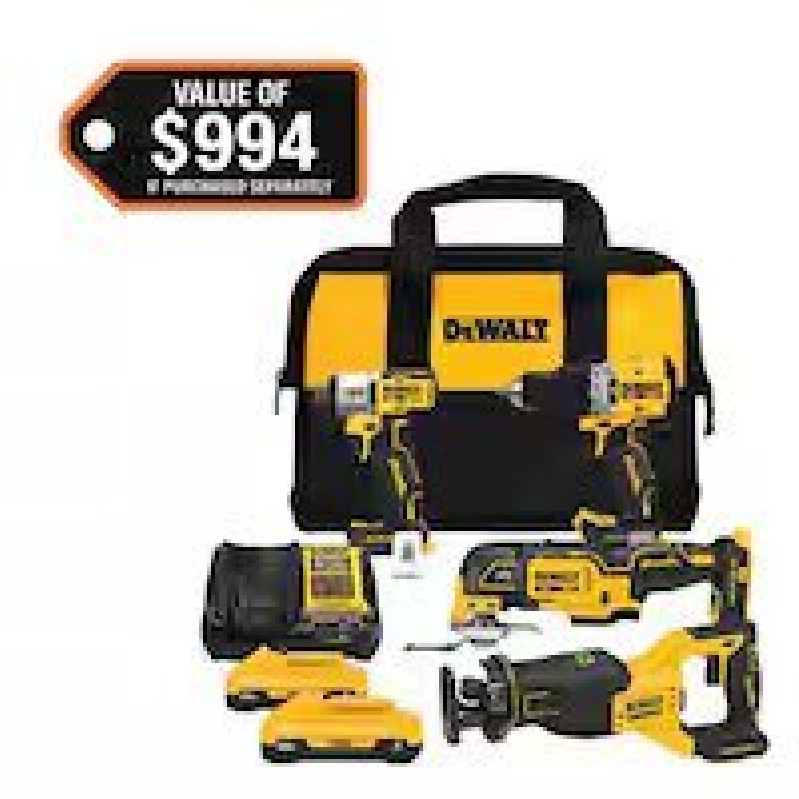 Powerful DEWALT 20-Volt Lithium-Ion 4-Tool Combo Kit - Unbeatable Value