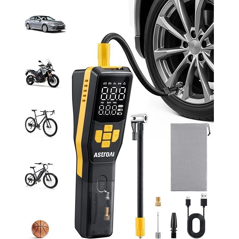 AstroAI L8 Max 150PSI Portable Tire Inflator - Ultimate Tire Pressure Solution