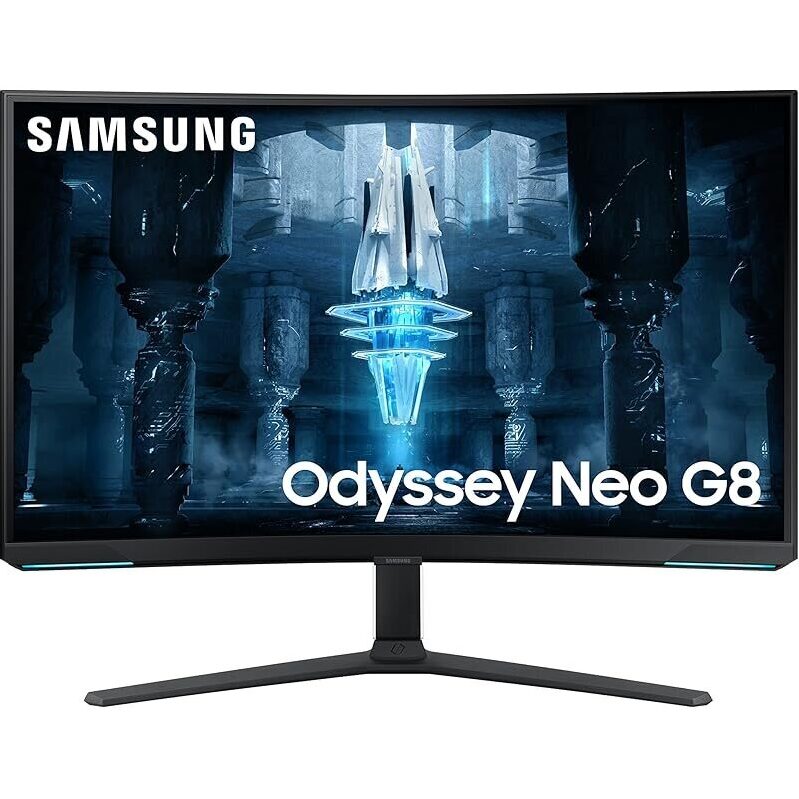 Samsung LS32BG852NNXGO 32-in Neo G8 4K UHD Curved Monitor for Unmatched Gaming