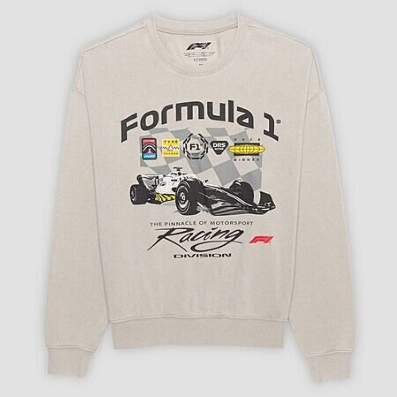 Men's Formula 1 Racing Crewneck Pullover Sweatshirt - Racing Division