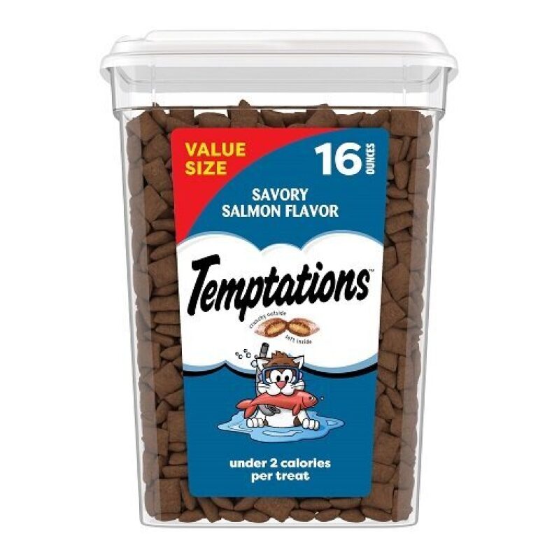Temptations Classic Cat Treats, Salmon Flavor, 16 oz - Great Value