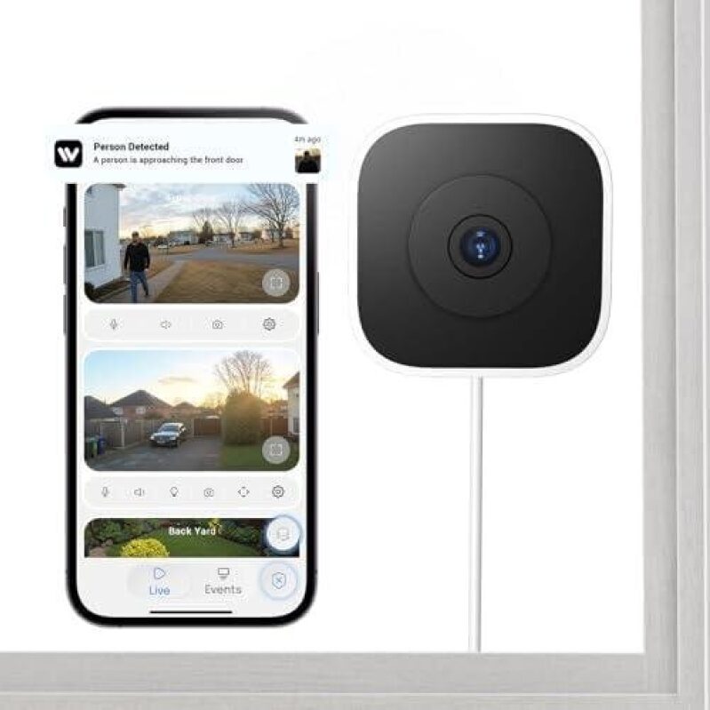 70% Off 3MP 2K WiFi Night Vision AI Detection Home Security Camera