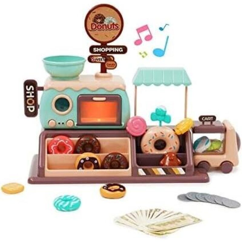 35-Piece Children's Sweet Donut Shop Playset - 50% Discount