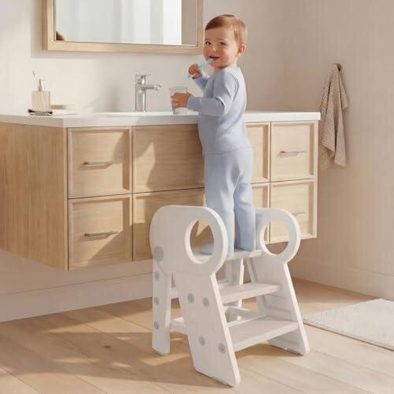 Foldable 3-Level Adjustable Toddler Step Stool - 40% OFF
