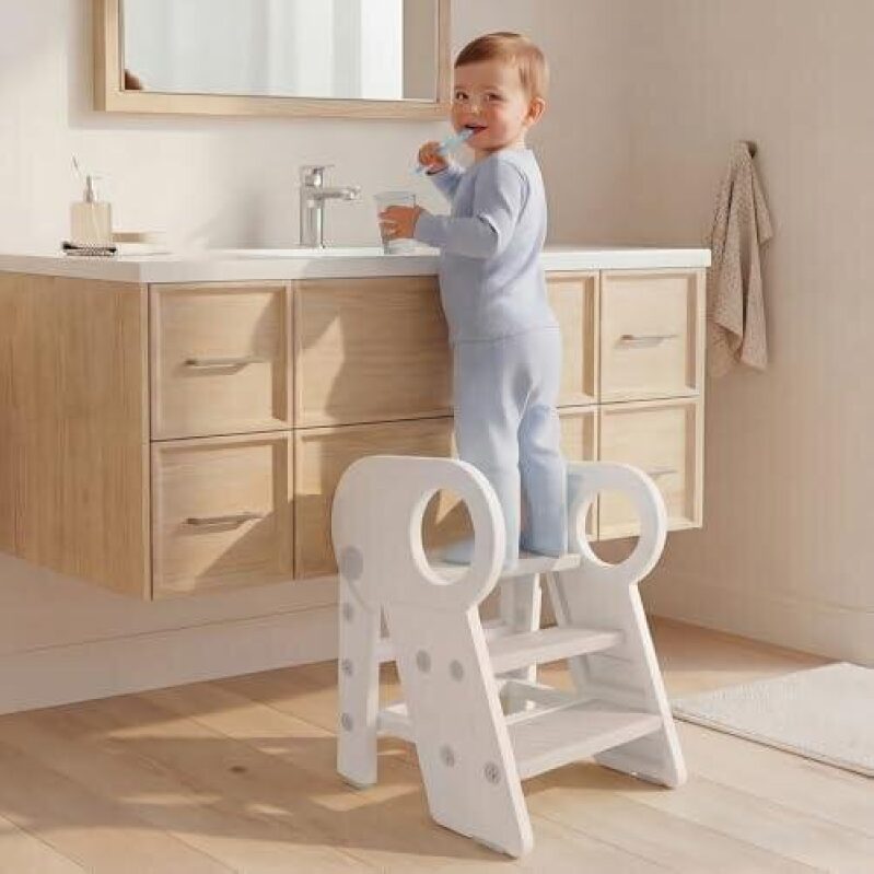 Foldable 3-Level Adjustable Toddler Step Stool - 40% OFF