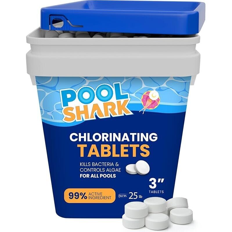 Effortless Pool Maintenance with Pool Shark Chlorine Tablets