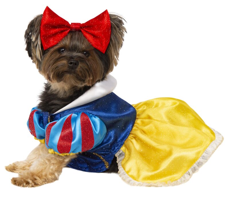 Snow White Pet Costume for Dogs or Cats - Perfect for Halloween