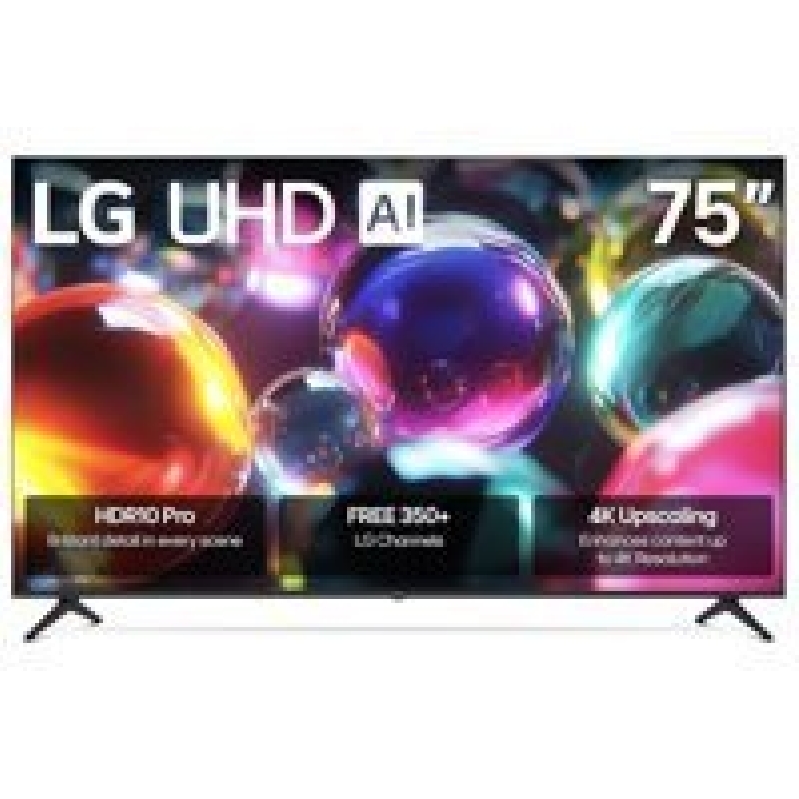 LG 75-inch UA7100 Series 4K UHD Smart TV with 3-Year Warranty