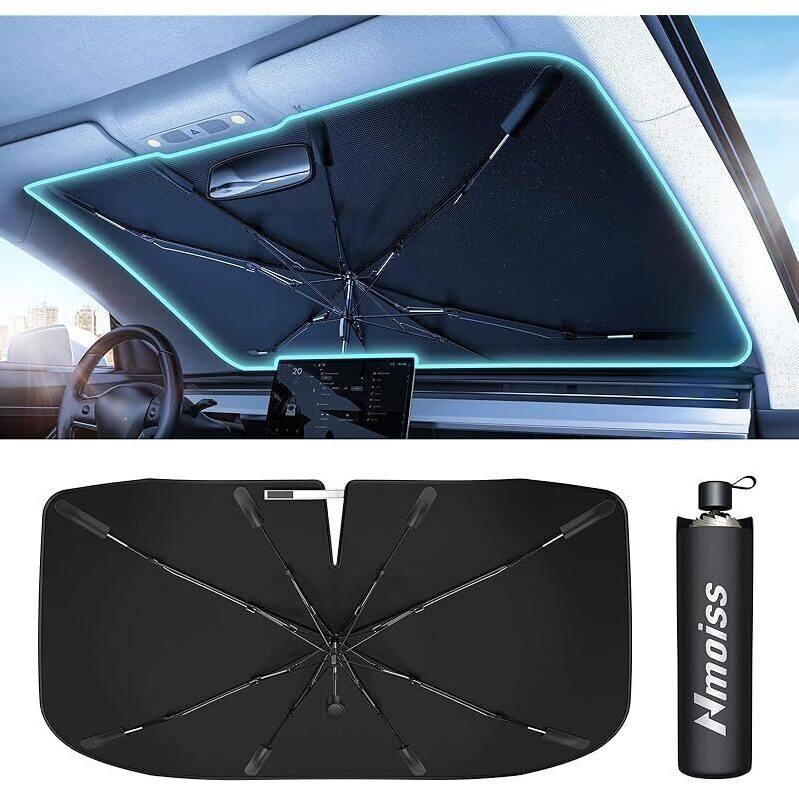 Stay Cool in Summer with Nmoiss Windshield Sun Shade Umbrella
