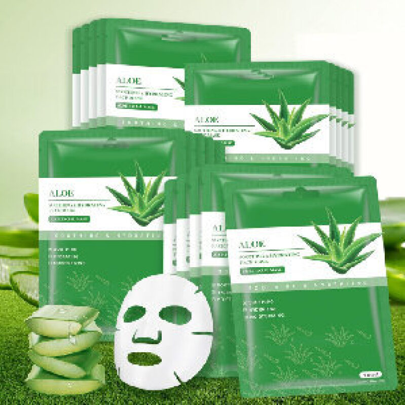 Aloe Vera Hydrating Soothing Face Mask - 10 Sheets