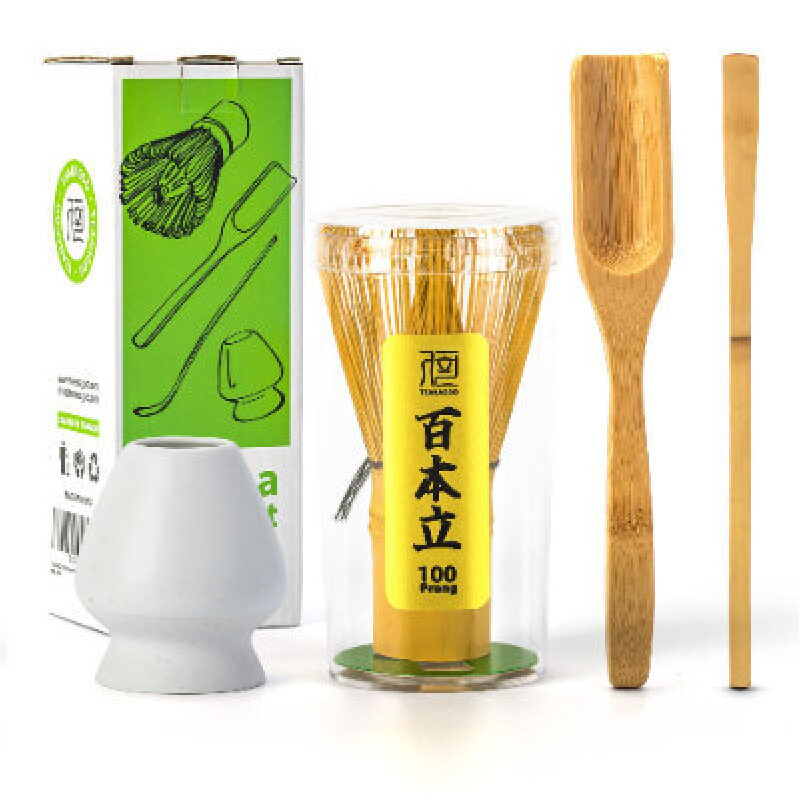 Premium Japanese Bamboo Matcha Whisk Set - Elegant and Functional
