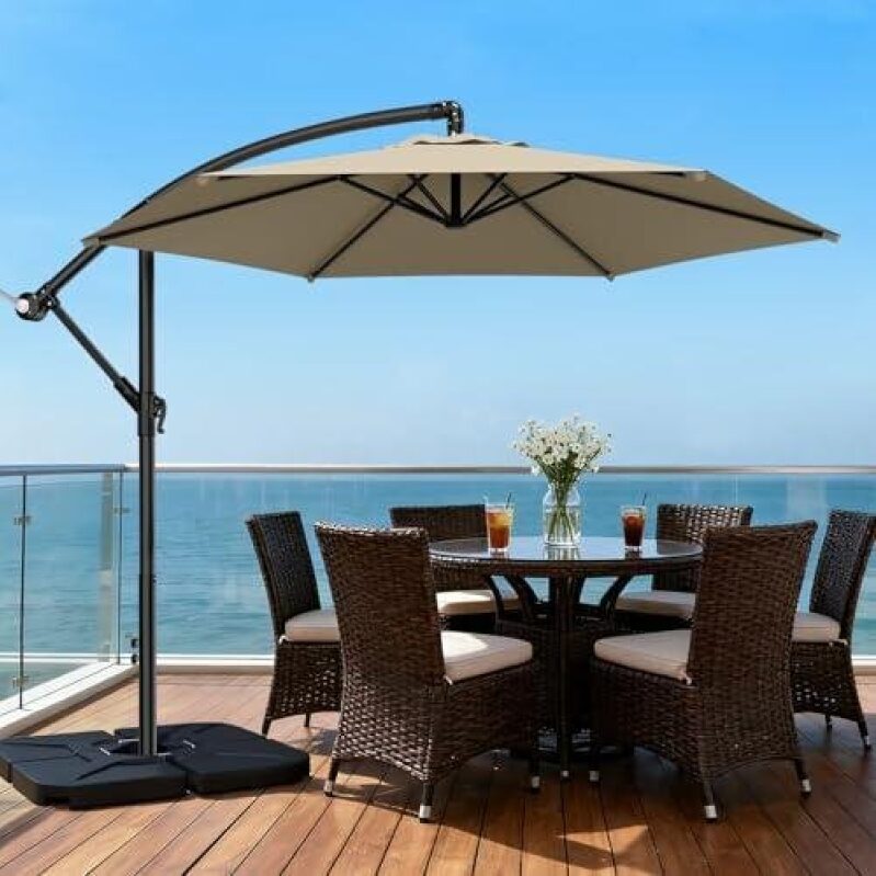 AreShark 10 ft Outdoor Patio Umbrella - 50% OFF
