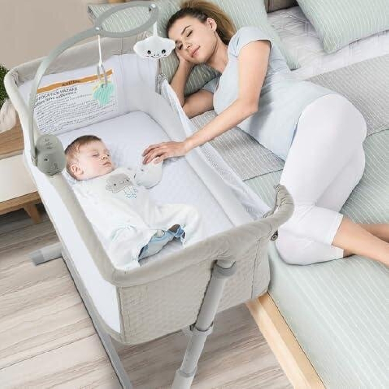 Adjustable Portable Crib for Bedside - 50% OFF