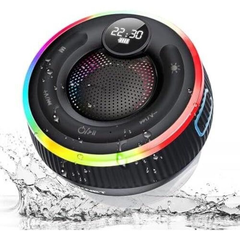 Oladance Waterproof Bluetooth Shower Speaker - 50% OFF