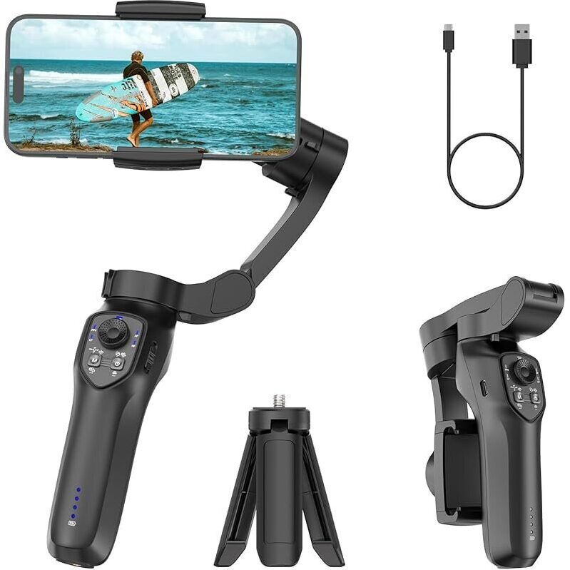 Capture Smooth, Steady Videos with COMITOK L7C Pro Gimbal Stabilizer
