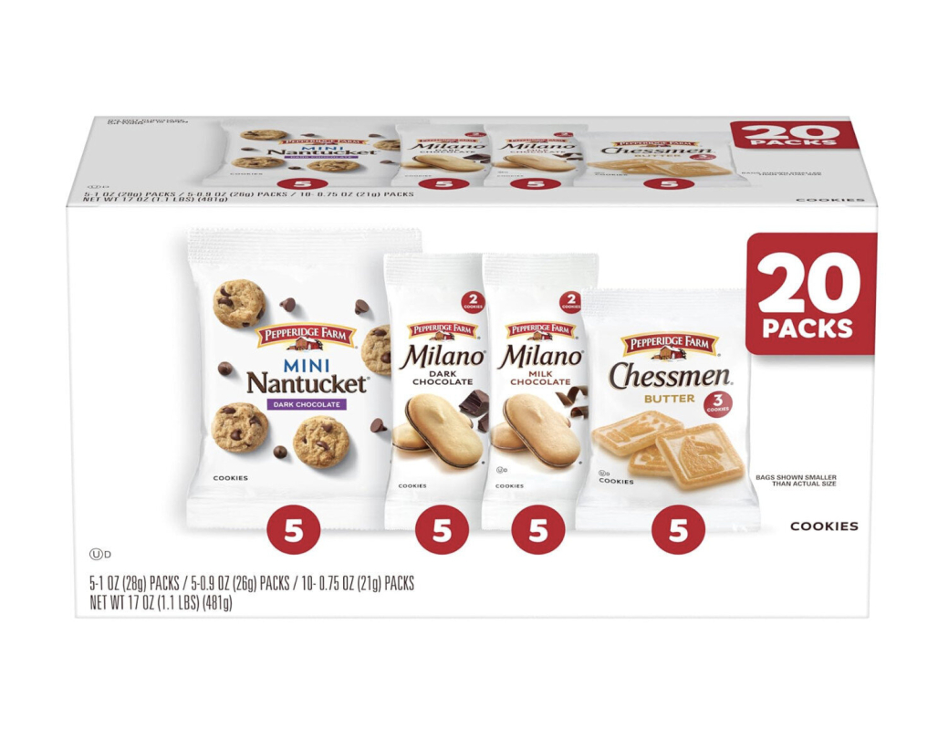 Pepperidge Farm Mixed Assortment Cookies - 20 Packs on Sale