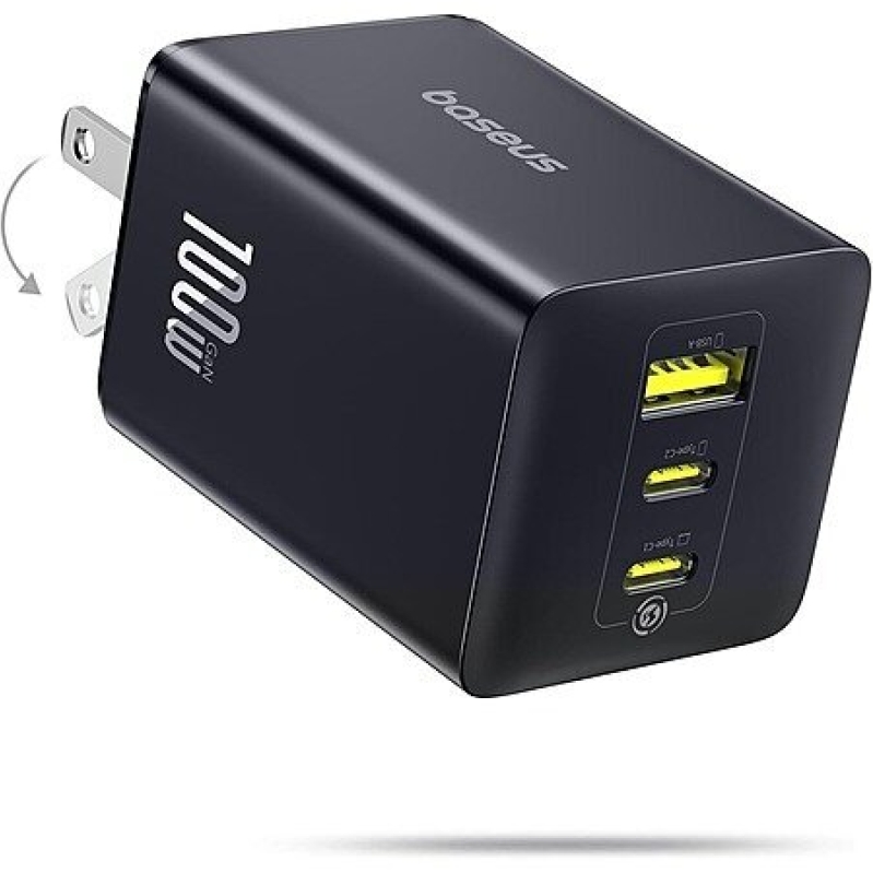 100W Baseus 3-Port USB-C GaN Wall Charger with Free Shipping