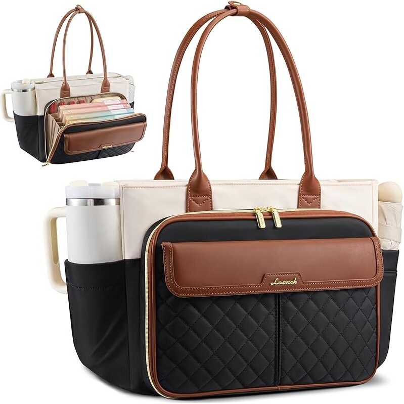 LOVEVOOK Teacher Tote Bag for Women - Professional Organizer