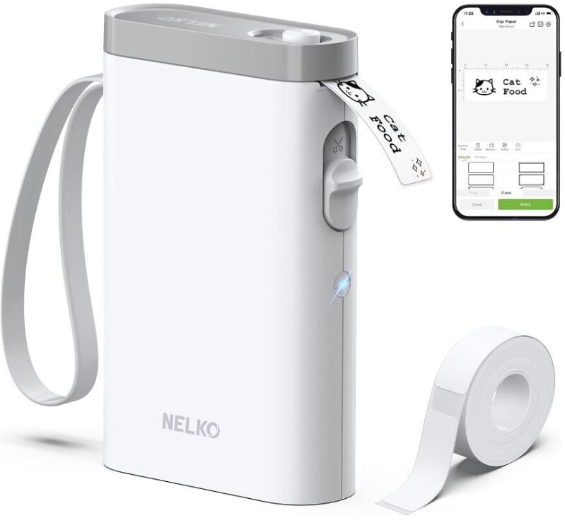 NELKO P21 Mini Bluetooth Label Printer - Compact, Efficient, Affordable