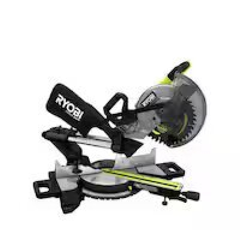 RYOBI 18V Brushless Cordless 10-in Sliding Miter Saw - High Performance Tool