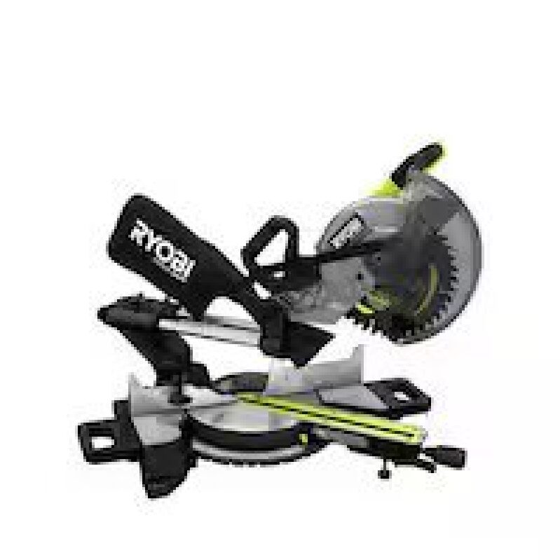RYOBI 18V Brushless Cordless 10-in Sliding Miter Saw - High Performance Tool