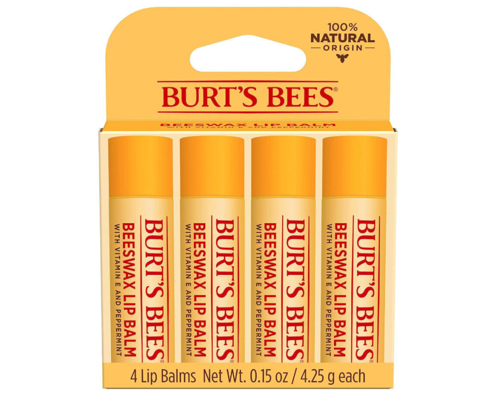 Burt's Bees Lip Balm - 4 Pack