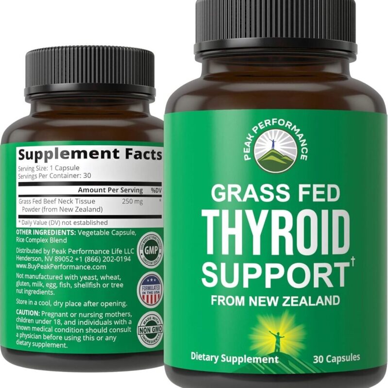 Peak Performance Raw Desiccated Thyroid Supplement on Sale - Natural Thyroid Support