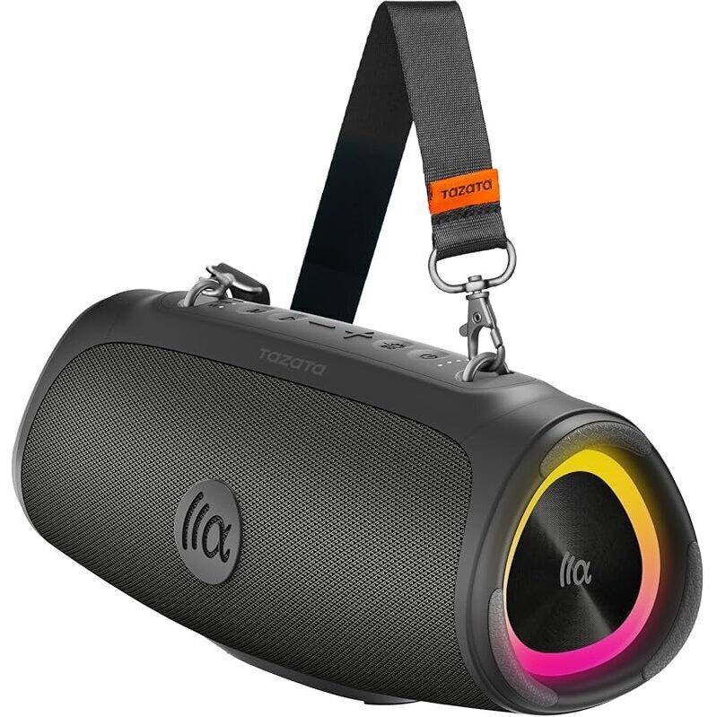 TAZATA Portable Bluetooth Speaker with Powerbank - Perfect for Outdoor Adventures