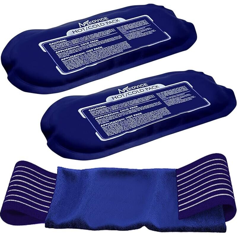 Reusable Hot and Cold Ice Packs 3-Piece Set