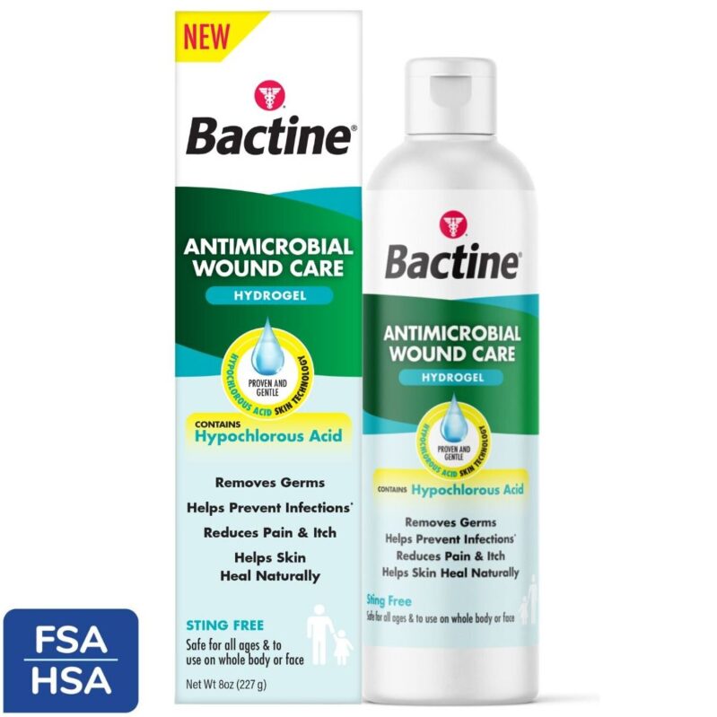 Bactine Antimicrobial Wound Care Hydrogel 8oz - Safe, Effective, and Healing