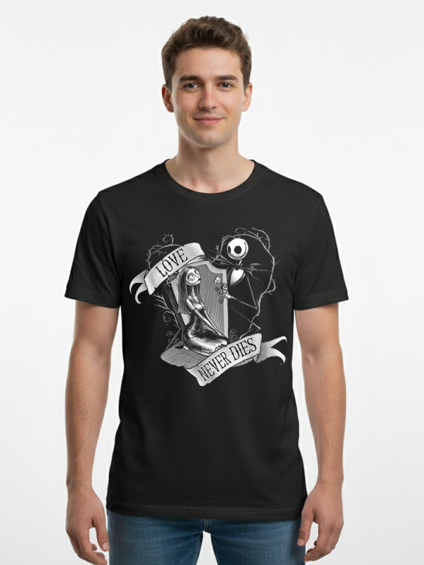 Disney Nightmare Before Christmas Men's Graphic Tee Shirt