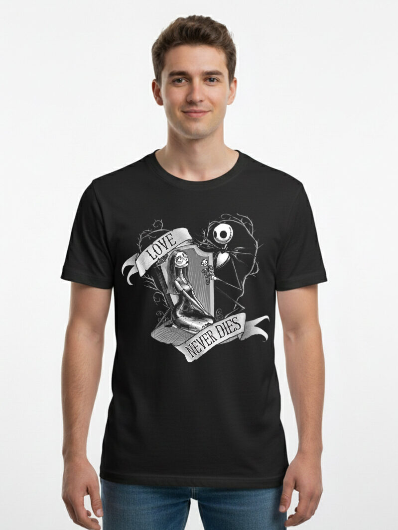 Disney Nightmare Before Christmas Men's Graphic Tee Shirt