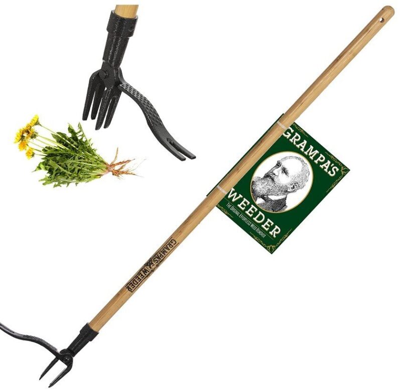 Grampa's Stand-Up Weed Puller with 45