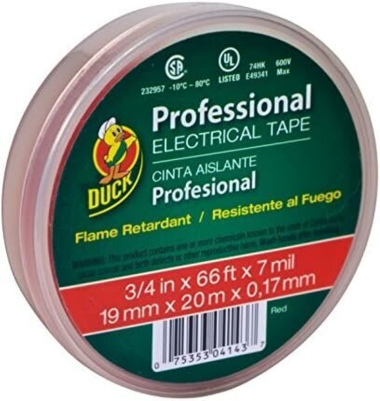 Duck Brand Professional Grade Electrical Tape, Red - Great Deal!