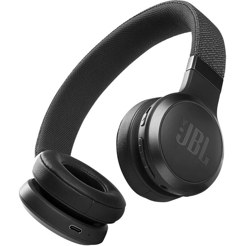 JBL Live 460NC Refurbished Wireless On-Ear Headphones - Noise Cancelling, Black
