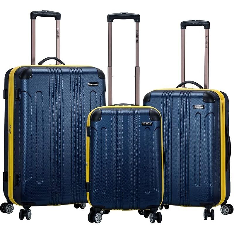 Rockland London Hardside Spinner Wheel Luggage 3-Pcs Set