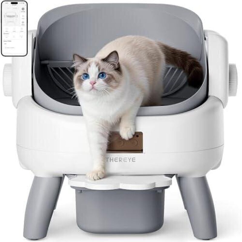 Smart Cat Litter Box - Multi-Cat, App Control, 50% OFF