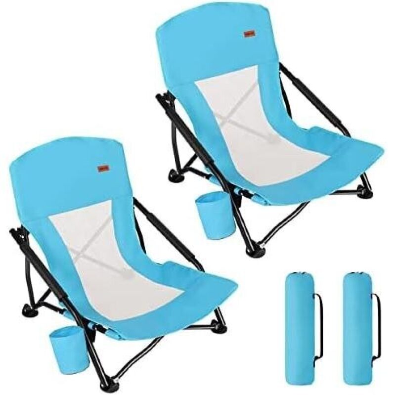 Grab These Foldable Beach Chairs at 50% Off - Perfect for Beach or Camping
