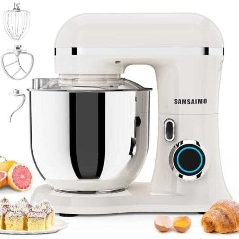 Samsaimo 10 Speed 6.5QT Stainless Steel Stand Mixer - 34% Off