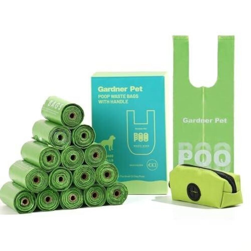 Gardner Pet Poop Waste Bags with Handle - 15 Rolls, 60% Off
